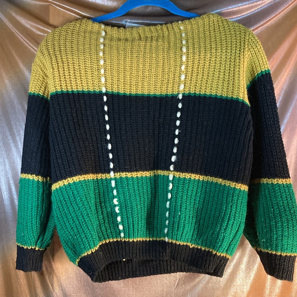Vintage Sears Kerrybroke seater. Boat collar dolman 3/4 sleeves. 42” chest 122 - Picture 4 of 4